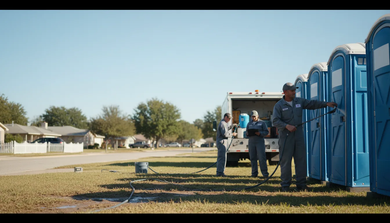 Long-Term Portable Toilet Rental in Haddock, GA near me